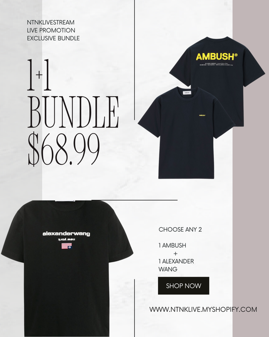 AMBUSH + ALEXANDER WANG LIVE EXCLUSIVE BUNDLE $68.99