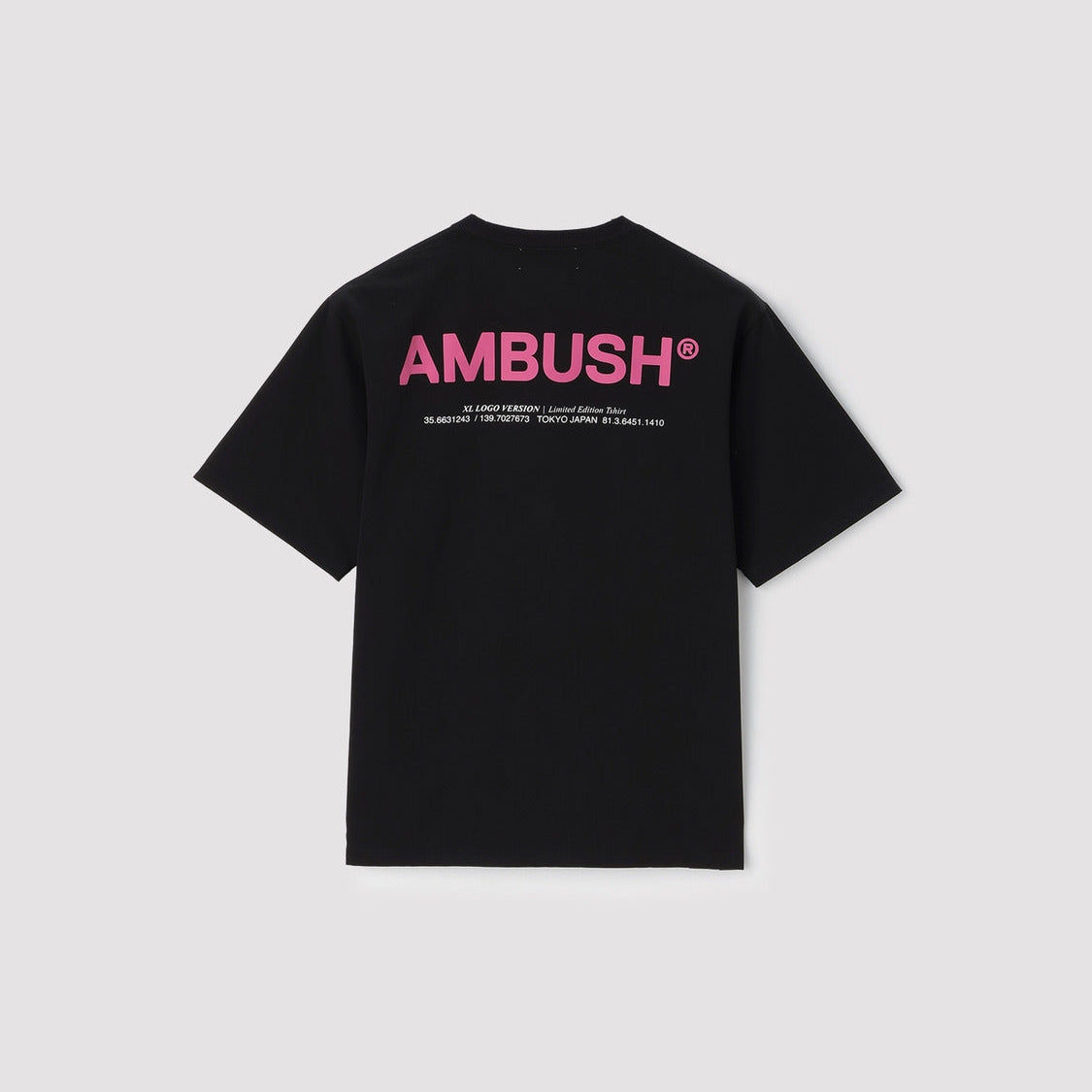 AMBUSH 2025 XL LOGO PRINT T-SHIRT BLACK