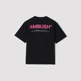 AMBUSH 2025 XL LOGO PRINT T-SHIRT BLACK
