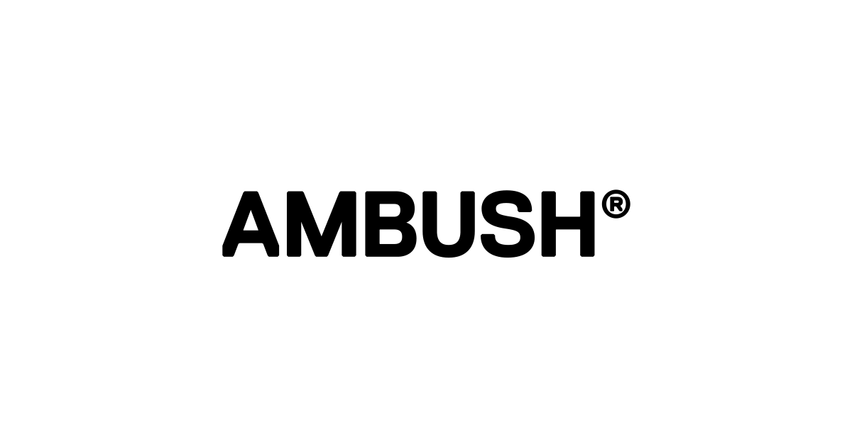 AMBUSH 2008 LOGO PRINT BLACK