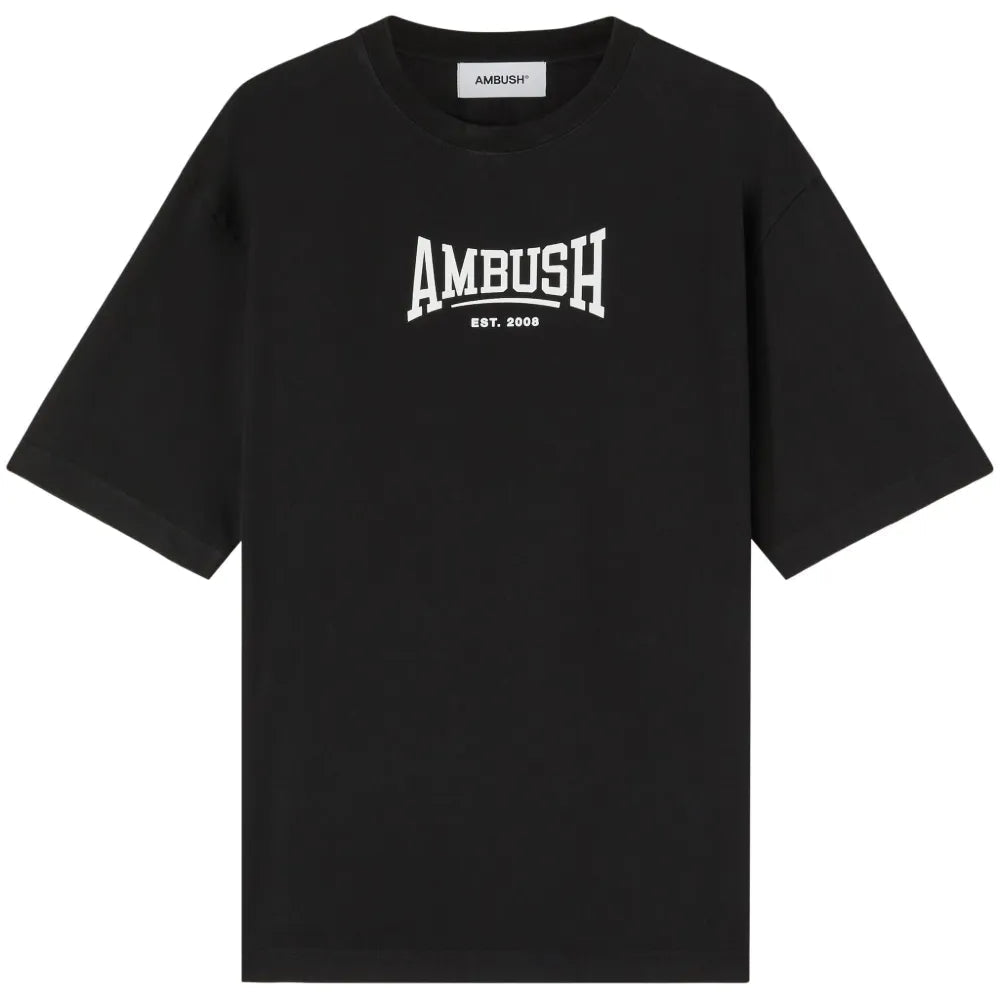 AMBUSH 2008 LOGO PRINT BLACK