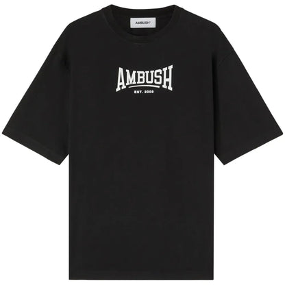 AMBUSH 2008 LOGO PRINT BLACK
