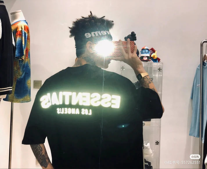 FEAR OF GOD ESSENTIALS 3M REFLECTIVE LA EXCLUSIVE BLACK