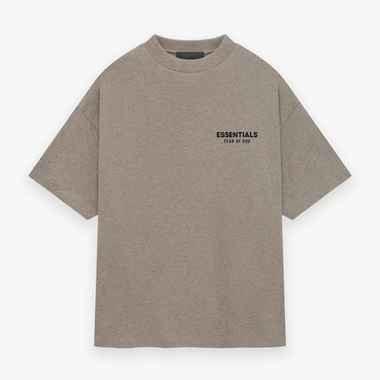 FEAR OF GOD ESSENTIALS JERSEY CREWNECK T-SHIRT HEATHER GREY(PO)
