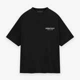 FEAR OF GOD ESSENTIALS JERSEY CREWNECK T-SHIRT BLACK(PO)