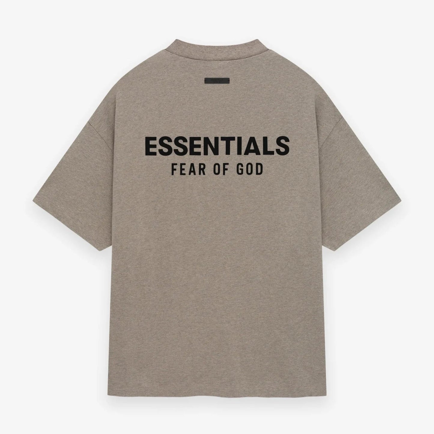 FEAR OF GOD ESSENTIALS JERSEY CREWNECK T-SHIRT HEATHER GREY(PO)