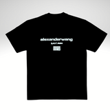 ALEXANDER WANG INTERNATIONAL EMBOSSED LOGO BLACK