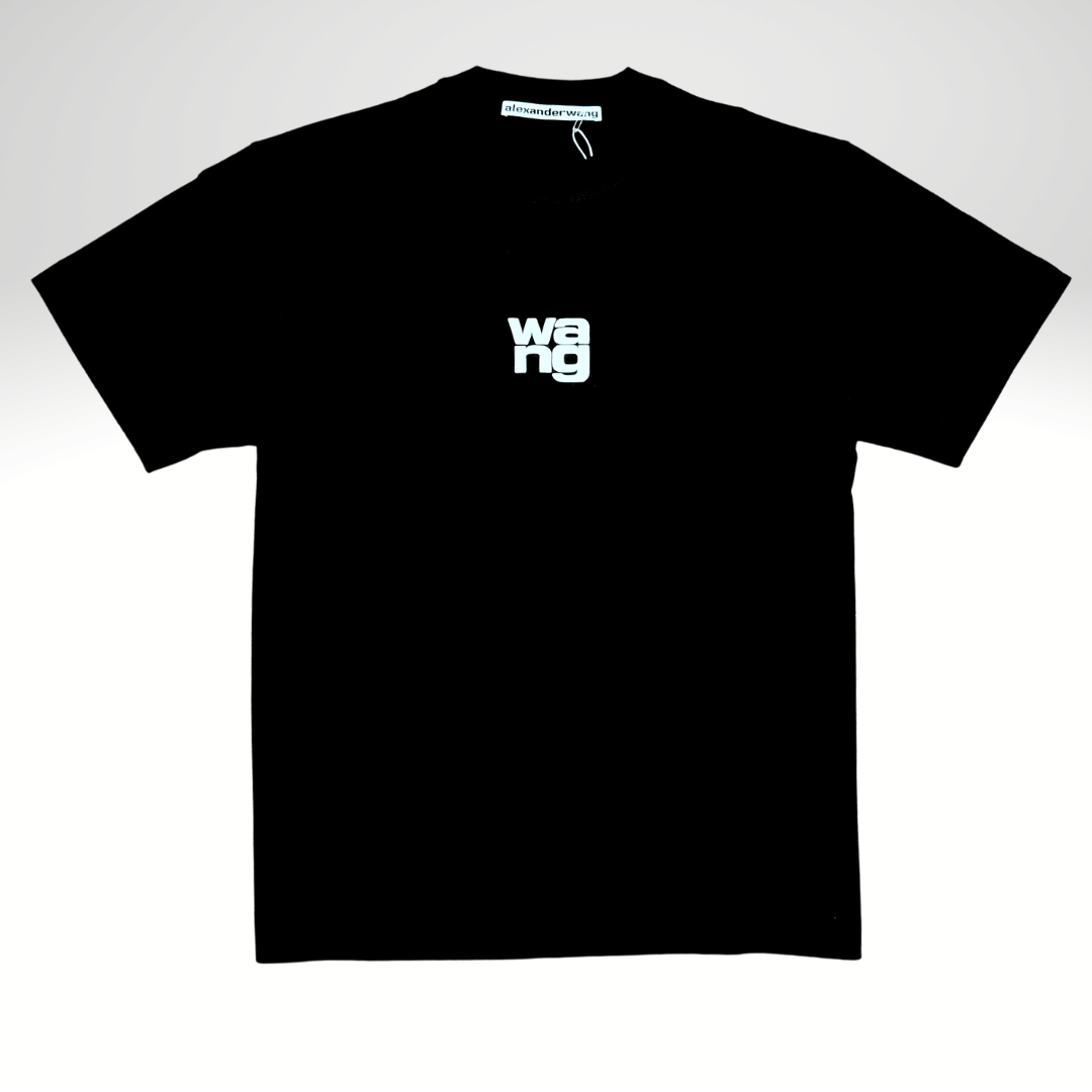 ALEXANDER WANG INTERNATIONAL EMBOSSED LOGO BLACK