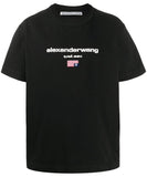 ALEXANDER WANG INTERNATIONAL FLAG EMBOSSED BLACK